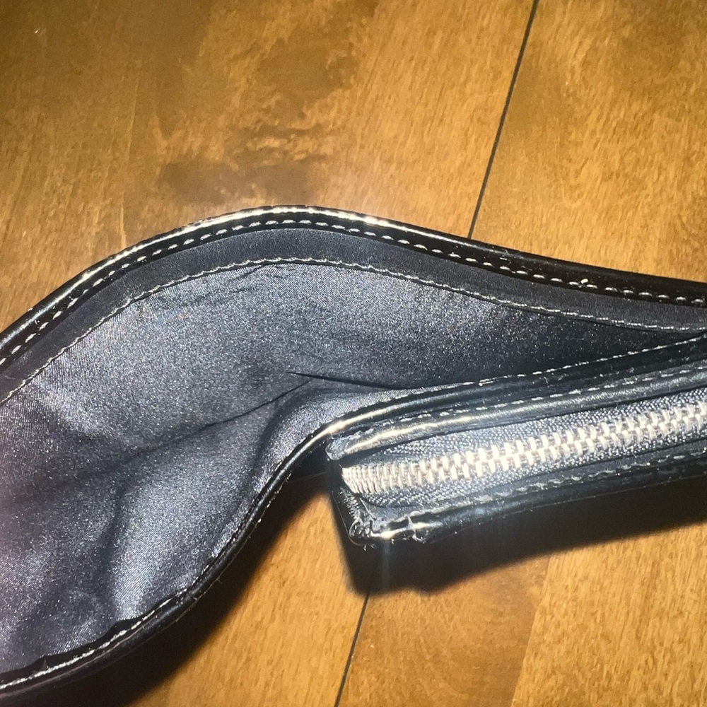 Coach Black Embossed Wallet - Picture 7 of 7